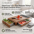 GleanCove™ Eco-Prep Modular Station &amp; Smart Compost Board