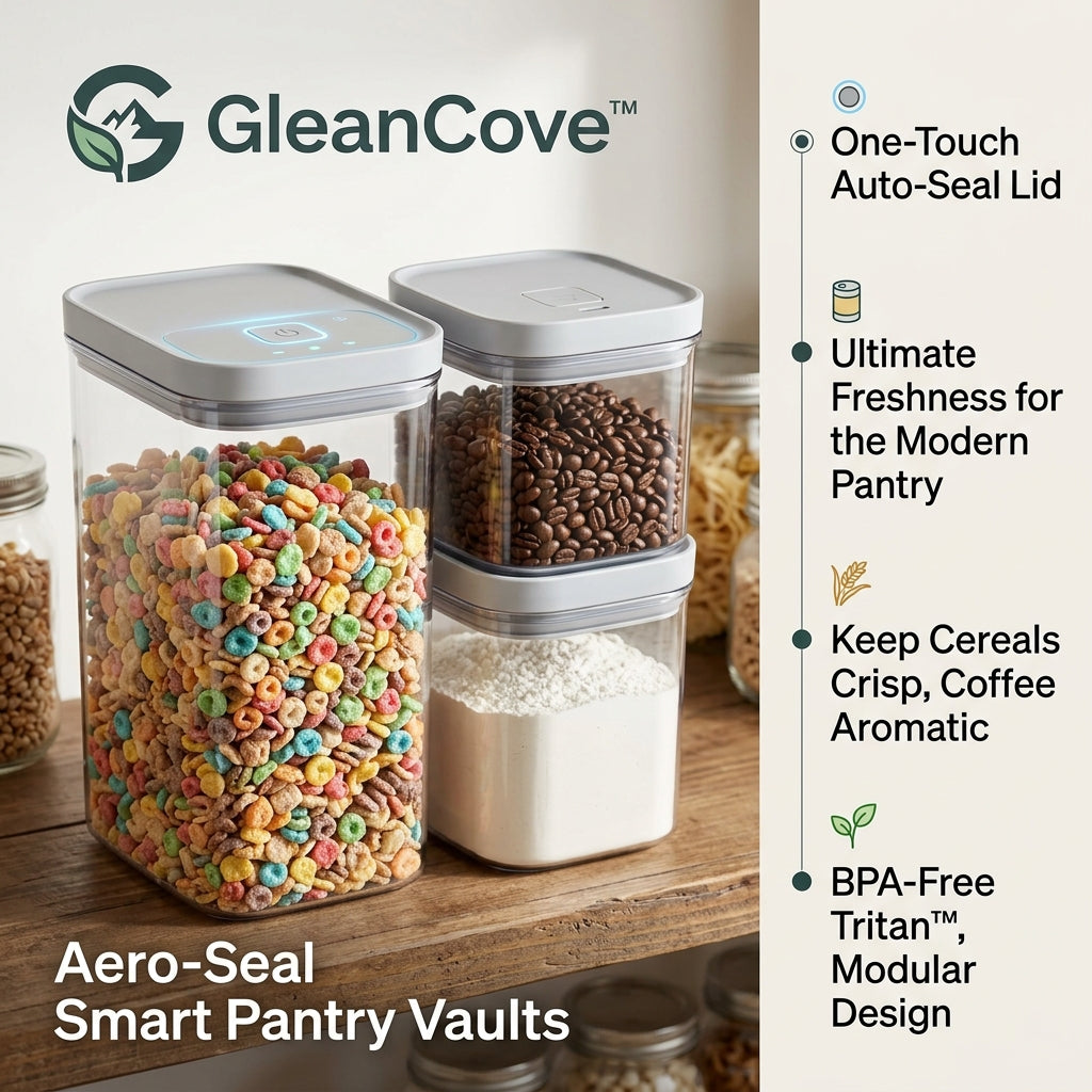 GleanCove™ Aero-Seal Smart Pantry Vaults